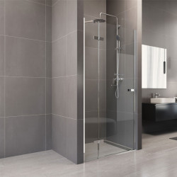 Sprchov dvere, Novea, 100x200 cm, chrm ALU, sklo re, av prevedenie