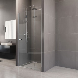Sprchov dvere, Novea, 100x200 cm, chrm ALU, sklo re, prav prevedenie