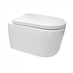 WC zvesn kapotovan, RIMLESS, 495x360x370, keramick, vr. sedtka CSS115S