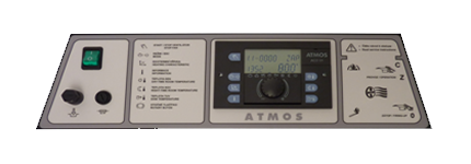 Panel s elektronickou regulaciou pre splyòovacie kotly ATMOS.