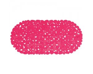 Pøedložka koupelnová - 68x35 cm - PVC - pink