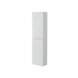 Kúpeľňová skrinka, vysoká, ľavé otváranie, biela, 400x1570x220mm