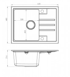 Alveus INTERMEZZO 30 - b�ov� 55 -rozmery