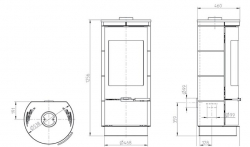 Rozmery kachl ANDORRA EXTRA KERAMIK