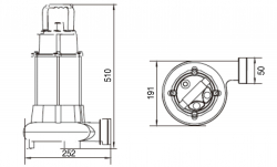 Belumi BSP18-12/1,3ID rozmery �erpadla.
