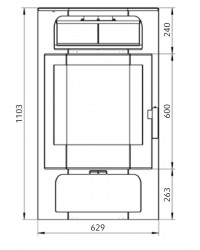 Thorma - krbov kachle FRANKFURT, rozmery.