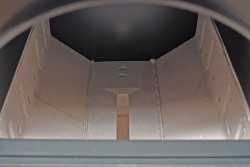 ATMOS DC 22 S ekologický splyòovací kotol - poh¾ad do hornej spa¾ovacej komory.