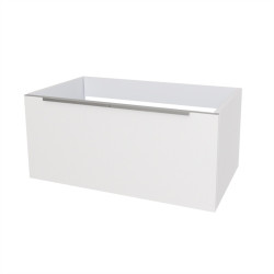 Mailo, kúpeľňová skrinka 101 cm, 1 zásuvka, Multidecor, Biela Arctic