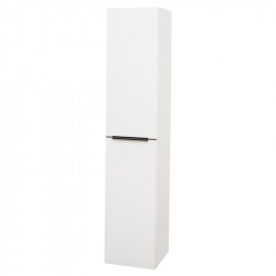 Mailo, kúpeľňová skrinka, vysoká, L/P otváranie, biela, 385x1700x350 mm