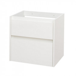 Opto, kúpeľňová skrinka, biela, 2 zásuvky, 610x580x458 mm