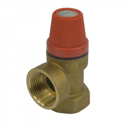 Poisťovací ventil pre bojler s pevne nastaveným tlakom 2,5 bar, 1/2"