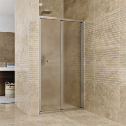 Mereo sprchové dvere zalamovacie Mistica 100x190 cm