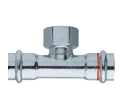 UO lisovac� T-kus s vn�torn�m z�vitom 28 mm � 3/4" � 28 mm (V profil)