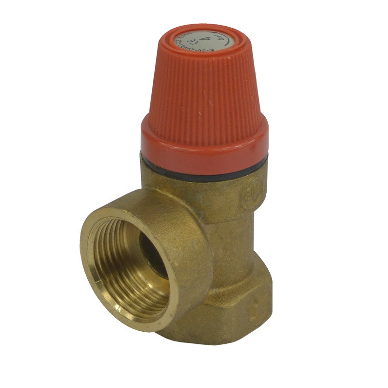 Poisťovací ventil pre bojler s pevne nastaveným tlakom 2,5 bar, 1/2"